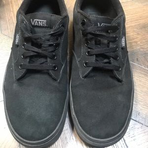 Men’s black Vans sz 10.5